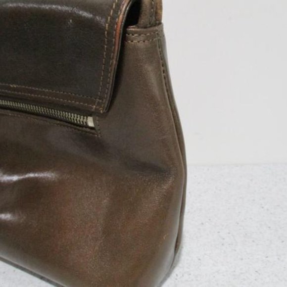 *Monsac Vintage Brown Khaki Front Envelope Flap - Picture 4 of 7